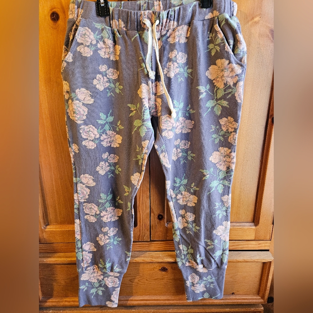 AMPERSAND Floral Jogger Pants SIZE XXL